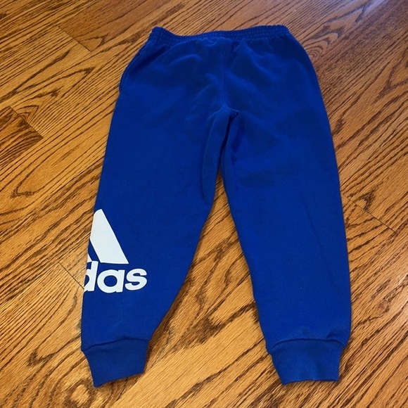 Adidas Boy’s Blue Joggers Size 6 - Picture 4 of 5